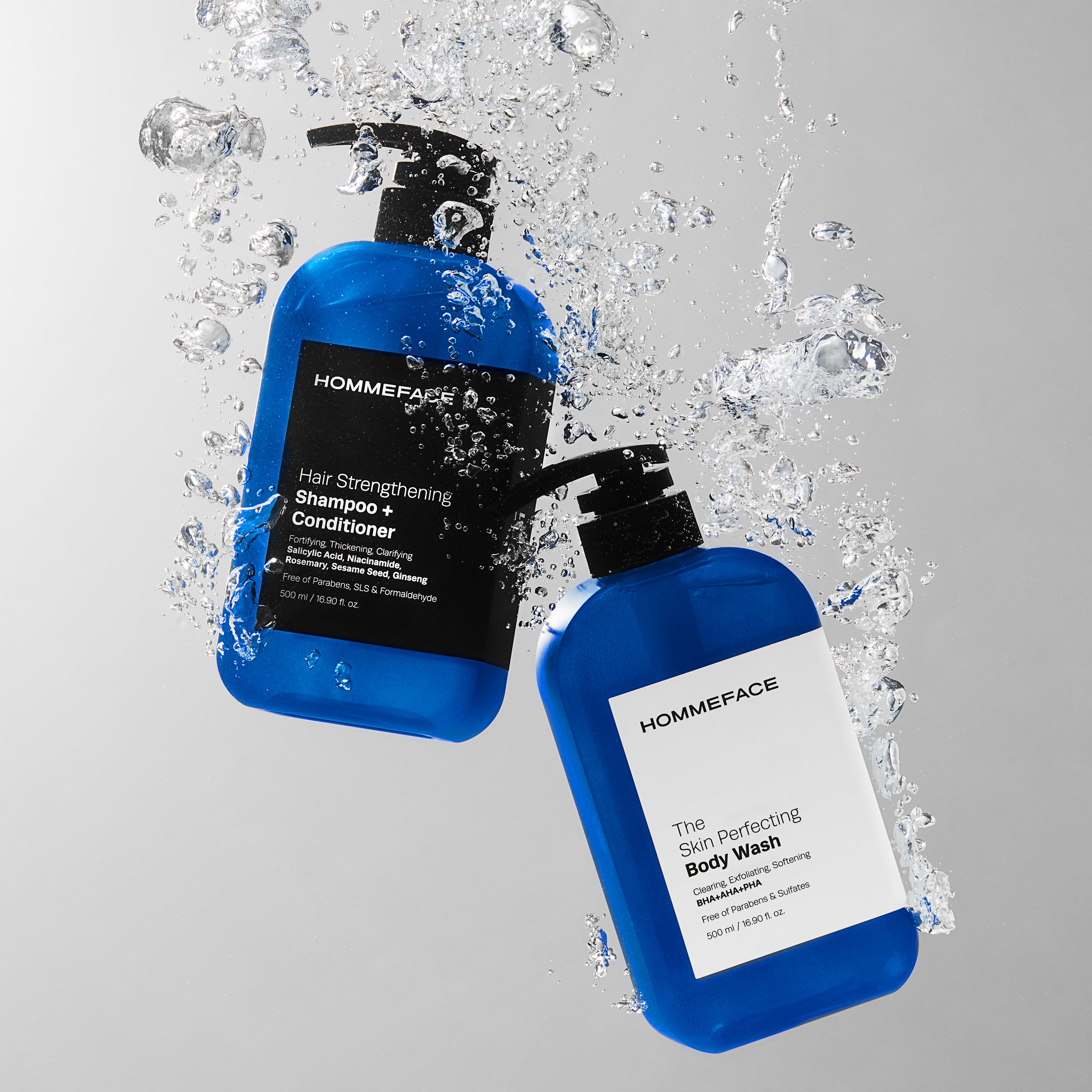 Hair Strengthening Shampoo + Conditioner – HOMMEFACE
