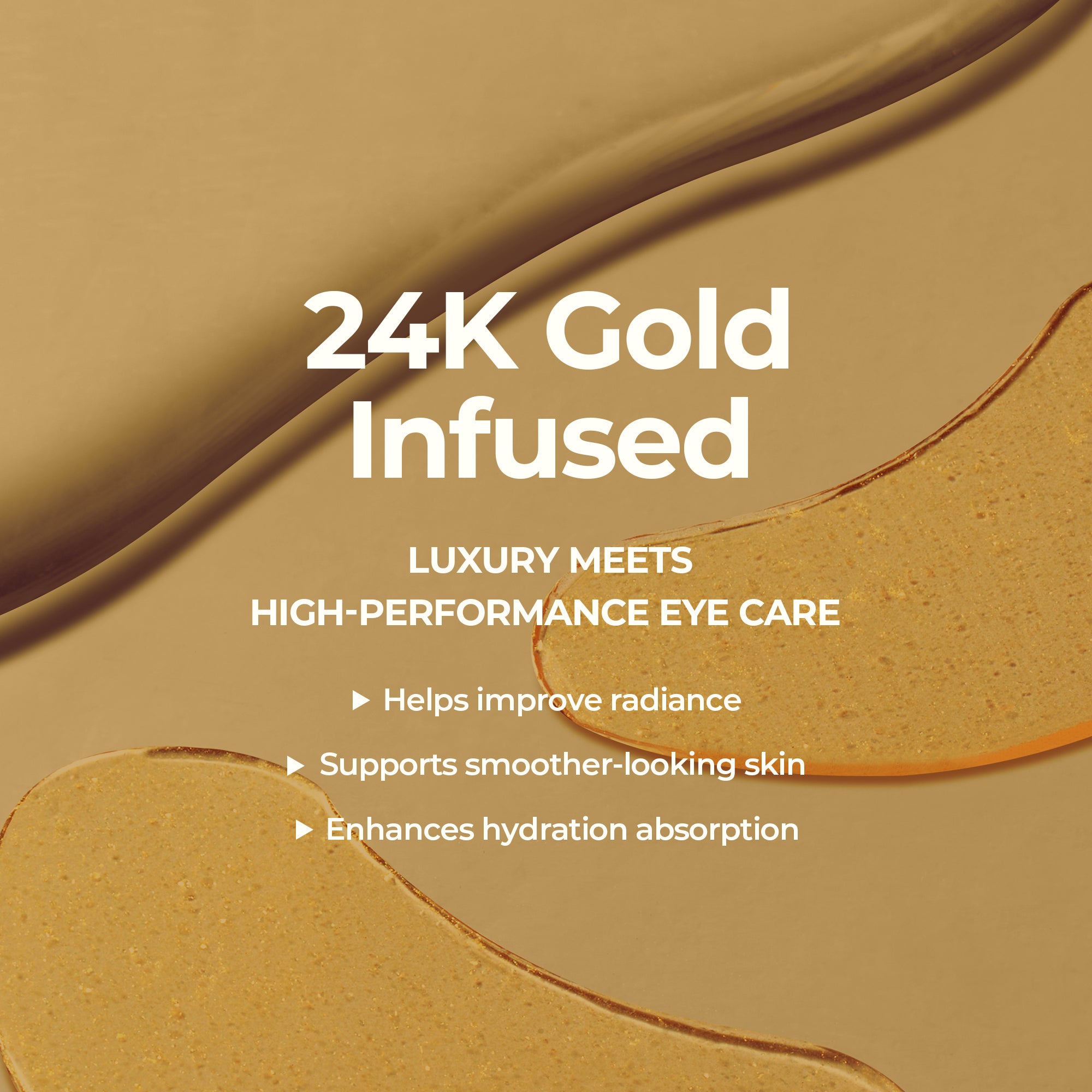 24K Golden Hour Eye Mask Set (6 ct) – HOMMEFACE