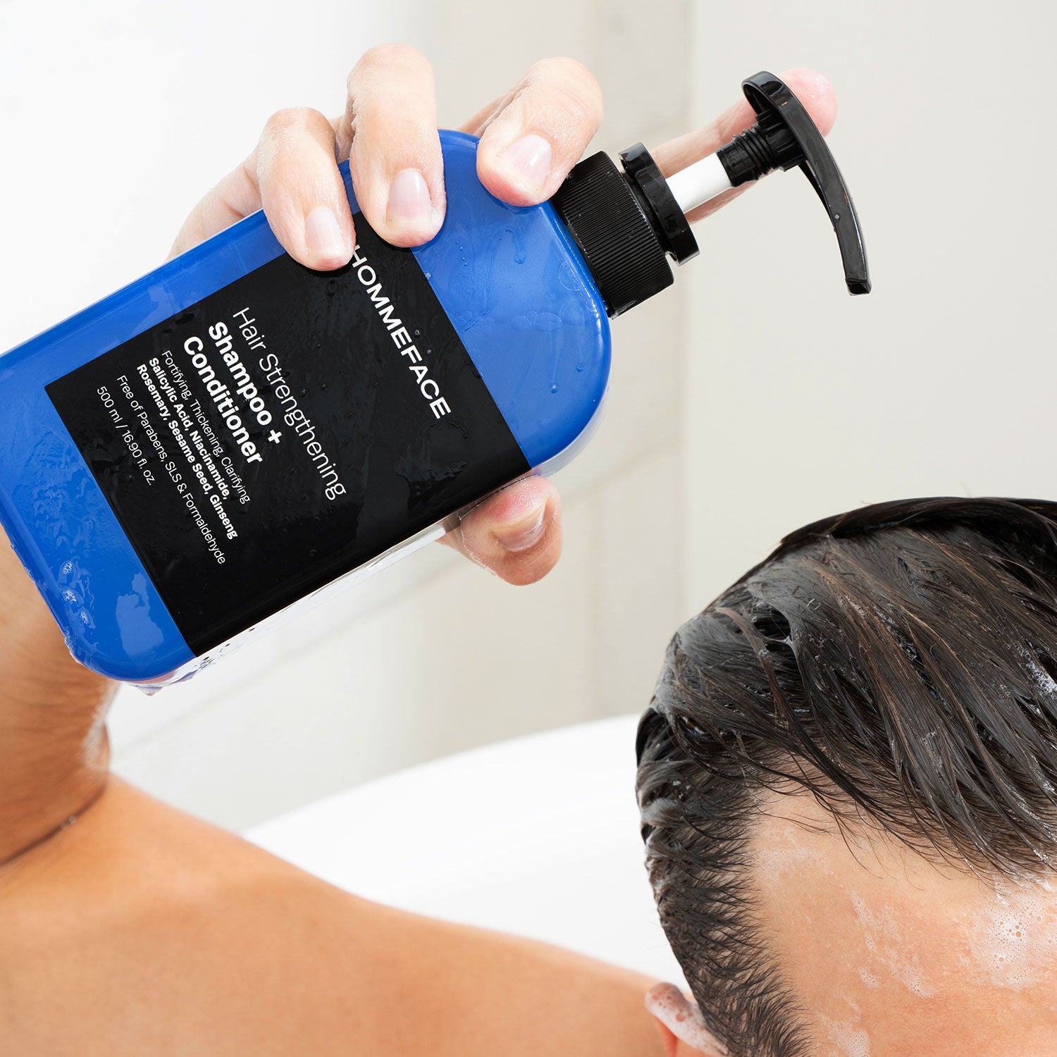 DAPPER HOMME クリアフォーム オム 150ml 洗浄料 Hair Strengthening Shampoo + Conditioner – HOMMEFACE