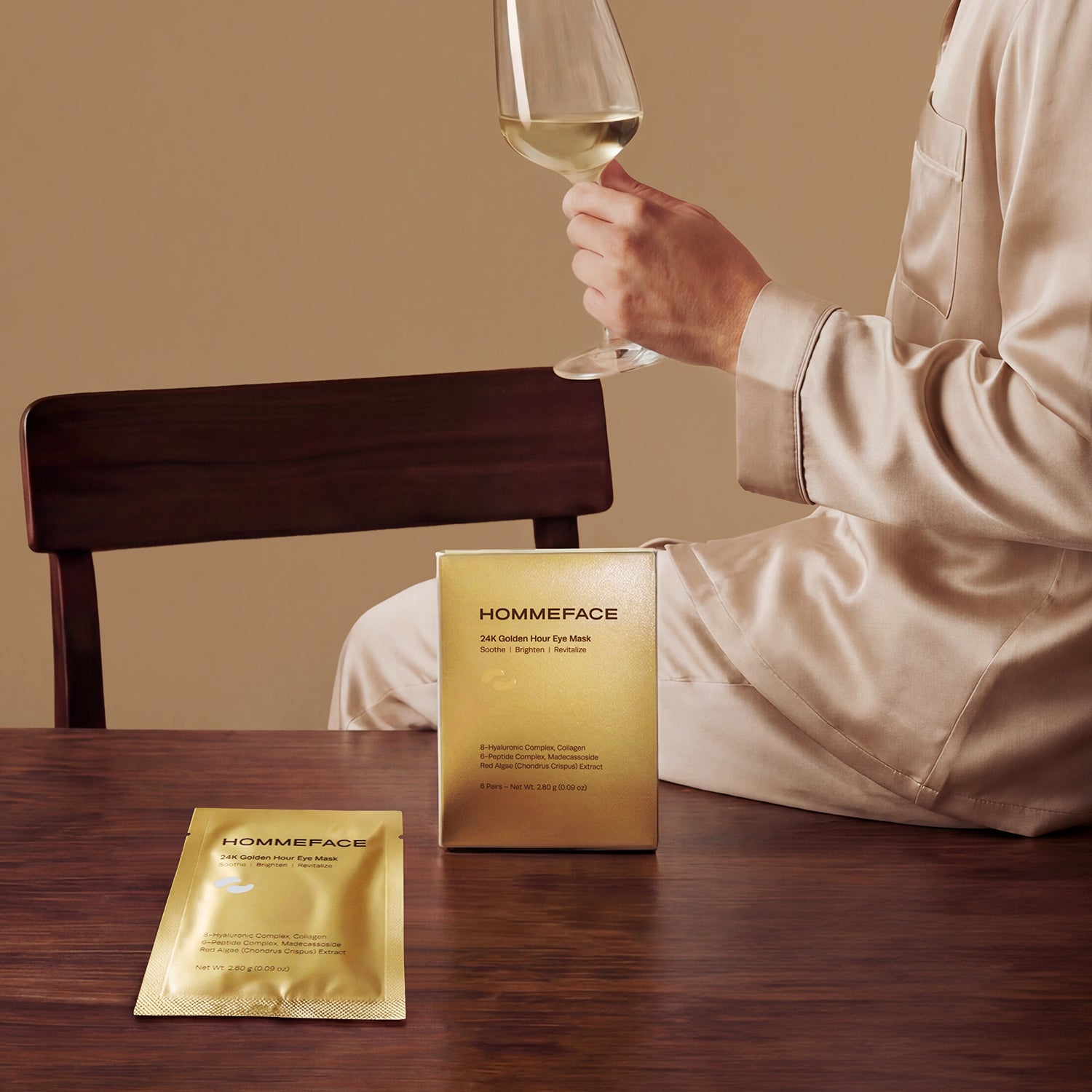 24K Golden Hour Eye Mask Set (6 ct) – HOMMEFACE