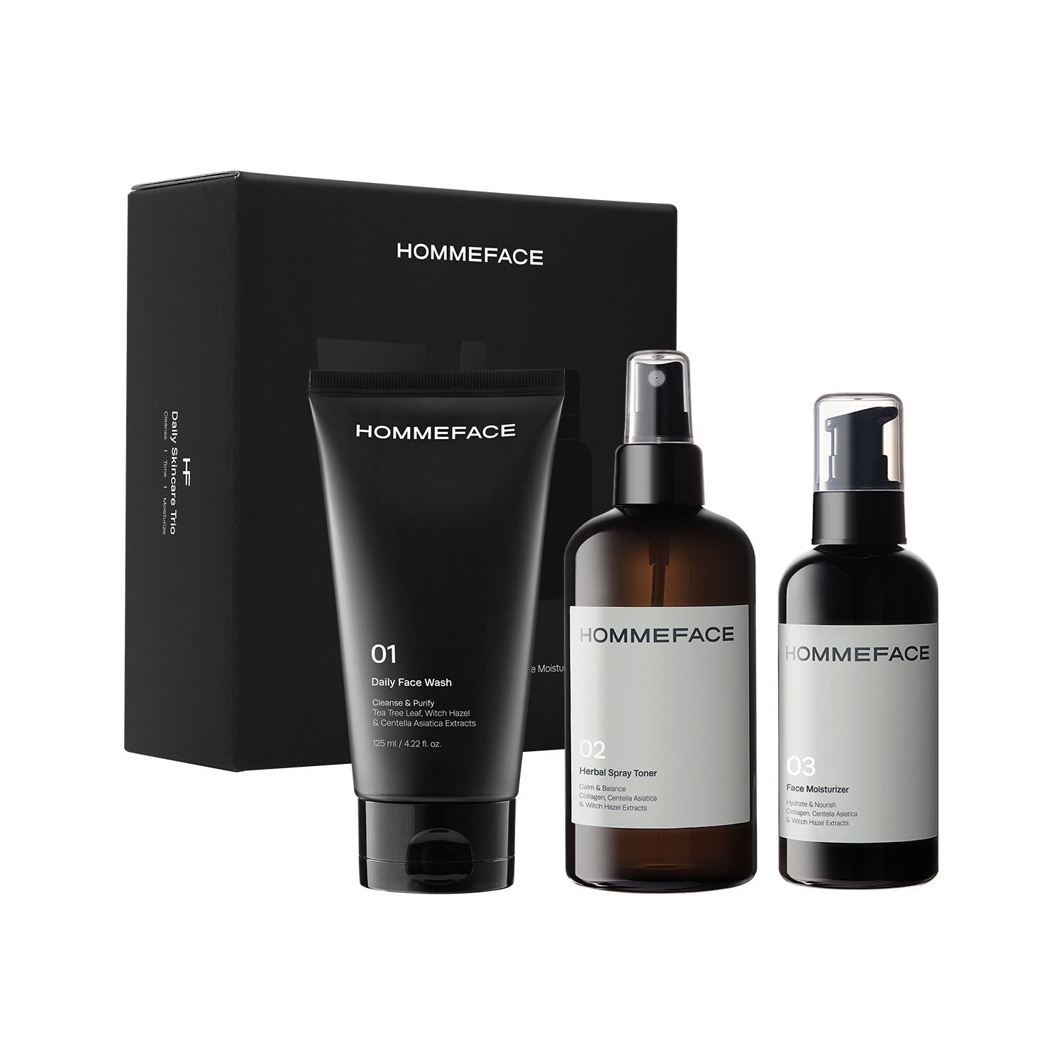 HOMMEFACE Men's Daily Skincare Trio Set
